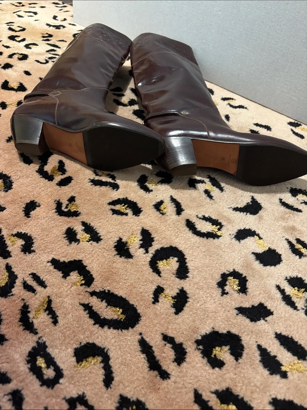 Emme Uno Italian Leather Vintage Knee High Boots